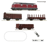 Roco 5110008 - H0 - Start-Set z21 Diesellok BR 221 mit Güterzug, DB, Ep. IV - DC-Digital